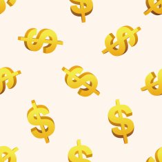 Financial money cartoon sticker icon