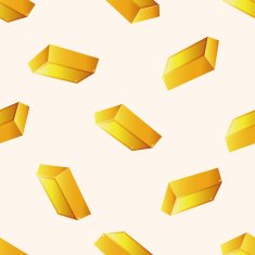 gold cartoon sticker icon