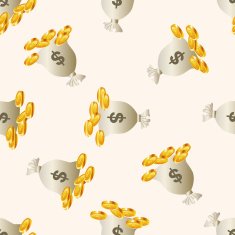 Financial money cartoon sticker icon N3