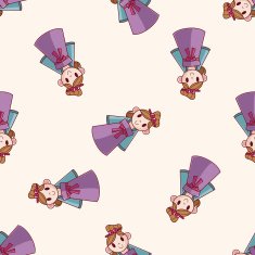 Chinese people cartoon sticker icon N14