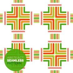Vector colorful seamless geometric pattern Modern stylish abstract texture N59