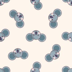 animal cartoon sticker icon N29
