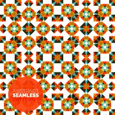 Vector colorful seamless geometric pattern Modern stylish abstract texture N68