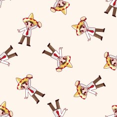 Mexican cartoon sticker icon N9