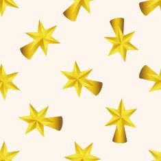 Christmas star cartoon sticker icon