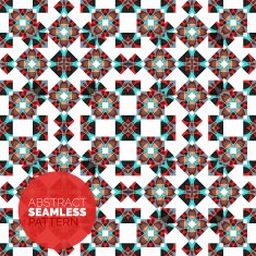 Vector colorful seamless geometric pattern Modern stylish abstract texture N75