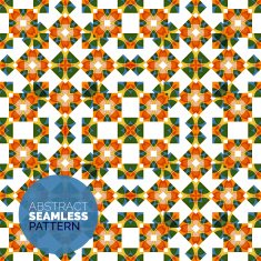 Vector colorful seamless geometric pattern Modern stylish abstract texture N86