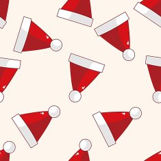 Christmas hat cartoon sticker icon