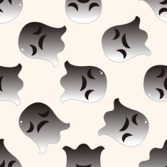 ghost cartoon sticker icon N5