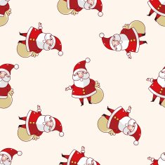 santa claus cartoon sticker icon N4