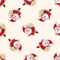 santa claus cartoon sticker icon N7