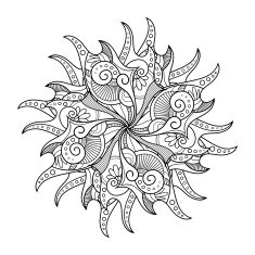 Beautiful Deco Mandala N3