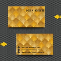 Business card template with abstract background N11