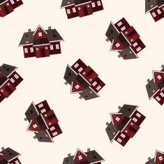 Building house cartoon sticker icon N10