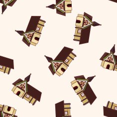 Building house cartoon sticker icon N11