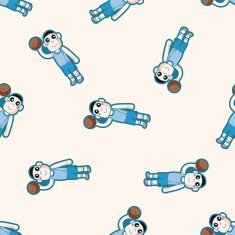 basketball player cartoon sticker icon