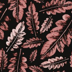 watercolor pattern of leaves seamless texture background N8