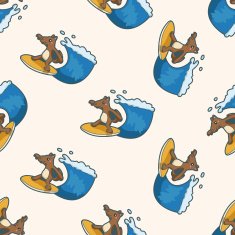 animal summer cartoon sticker icon N2