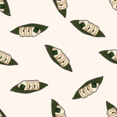 Japanese food sushi cartoon sticker icon N5