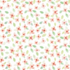 Seamless pattern Little watercolor flowers N2