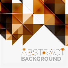 Abstract geometric background Modern overlapping triangles N483