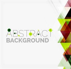 Abstract geometric background Modern overlapping triangles N486