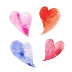 four heart symbol