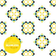 Vector colorful seamless geometric pattern Modern stylish abstract texture N135