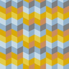 abstract retro geometric pattern N14