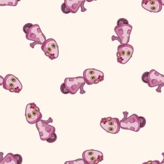 robot cartoon seamless pattern background N16