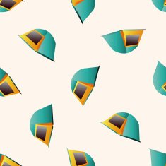 camping tent cartoon seamless pattern background