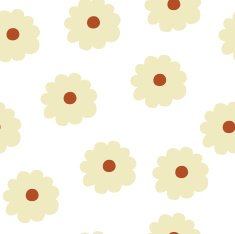 Vector seamless pattern with flowers N29
