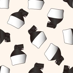 camera flash cartoon seamless pattern background N2