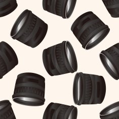camera theme lens cartoon seamless pattern background N3