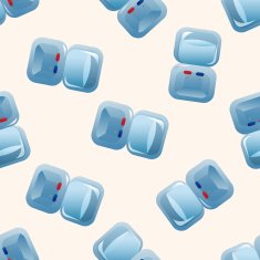 Home appliances theme dispenser cartoon seamless pattern background