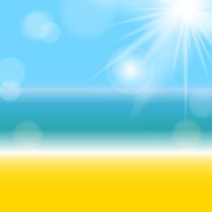 Summer Natural Background Vector Illustration N5