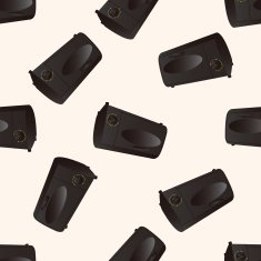 Home appliances theme oven cartoon seamless pattern background