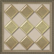 Geometrical pattern tile design background glass effect