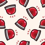 warning light cartoon seamless pattern background