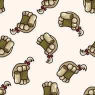 judge symbol cartoon seamless pattern background