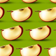 Apple slice background