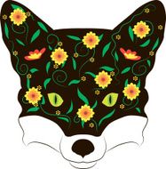 Fox with a pattern