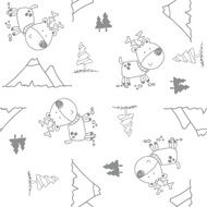 deer and forest
