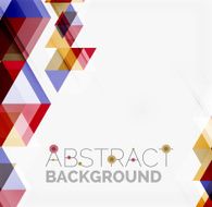 Abstract geometric background Modern overlapping triangles N489