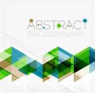 Abstract geometric background Modern overlapping triangles N492