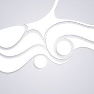 Wavy corporate swirl pattern design