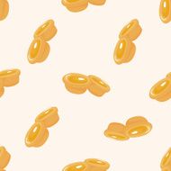 bread cartoon seamless pattern background N10