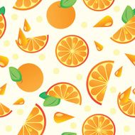 Vector orange pattern N2
