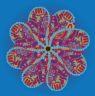 Circle ornament mandala N2