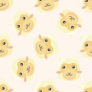animal cartoon seamless pattern background N19